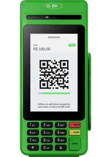 Maquininha Ton T3 Smart - vista frontal